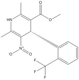 (S)-(-)-BAY K 8644 Structure